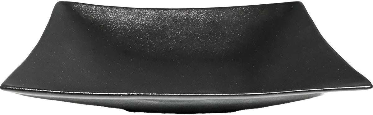 Bugambilia - Classic 339.2 Oz XX-Large Square Black Fruit Bowl With Elegantly Textured - FS008BB