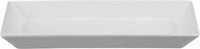 Bugambilia - Classic 33.8 Oz Small White Rectangular Platter With Elegantly Textured - BUD12WW