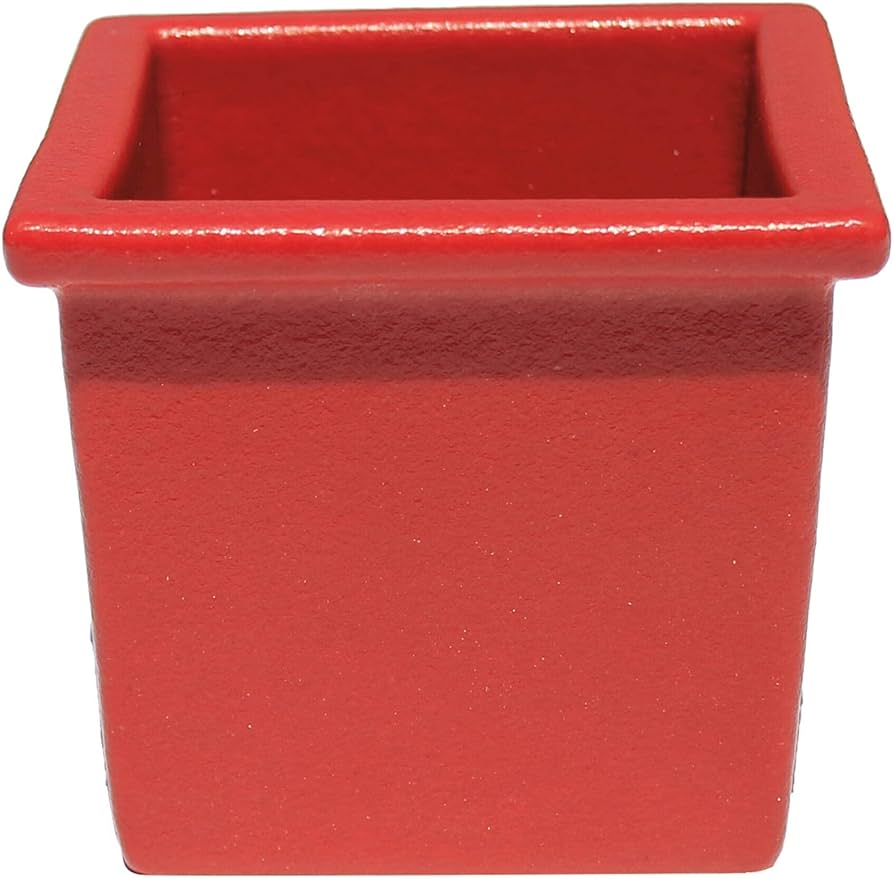 Bugambilia - Classic 38.04 Oz Cranberry Square Salad Bar Bowl With Elegantly Textured - IS022CB