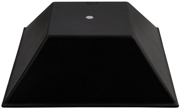 Bugambilia - Classic 432.8 Oz XX-Large Black Square Bowl With Elegantly Textured - BSD16BB
