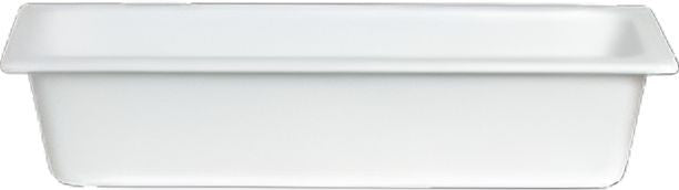 Bugambilia - Classic 4.3 Qt, 19.6" x 5.83" Half Size Long Gray Food Pan - TPUD46