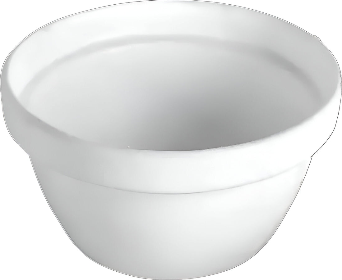 Bugambilia - Classic 5" x 3" X-Small Deep Miami White Round Bowl - TFRD21