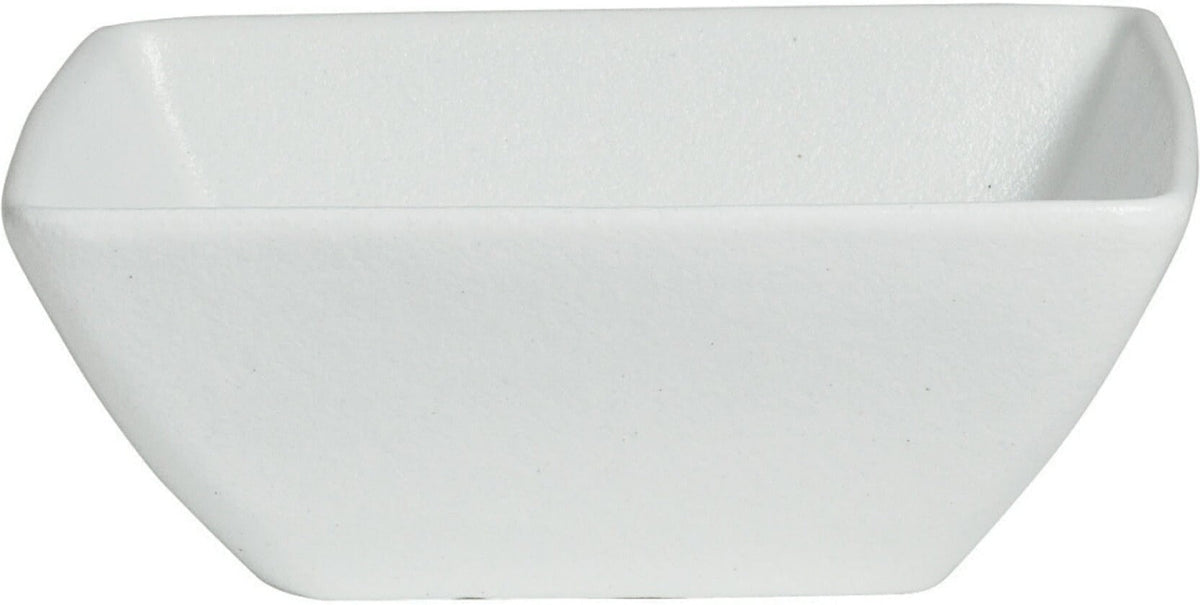 Bugambilia - Classic 50.7 Oz Medium White China Bowl With Elegantly Textured - BSD23WW