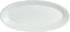 Bugambilia - Classic 50.7 Oz White Oval Double Fish Oval Platter With Elegantly Textured - PO014WW
