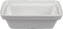 Bugambilia - Classic 50.72 Oz Medium White Rectangular China Bowl With Elegantly Textured - BUD23WW