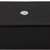 Bugambilia - Classic 59.18 Oz Black Rectangular Straight Sided Salad Bowl With Elegantly Textured - COMP06BB