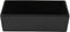Bugambilia - Classic 59.18 Oz Black Rectangular Straight Sided Salad Bowl With Elegantly Textured - COMP06BB