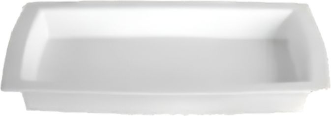 Bugambilia - Classic 5.5 Qt, 20.47" x 12.2" Full Size Gray Food Pan - TPUD15