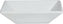 Bugambilia - Classic 60.8 Oz Medium White Square Bowl With Elegantly Textured - BSD13WW