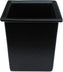 Bugambilia - Classic 67.6 Oz Black Square Salad Bar Bowl With Elegantly Textured - IS014BB