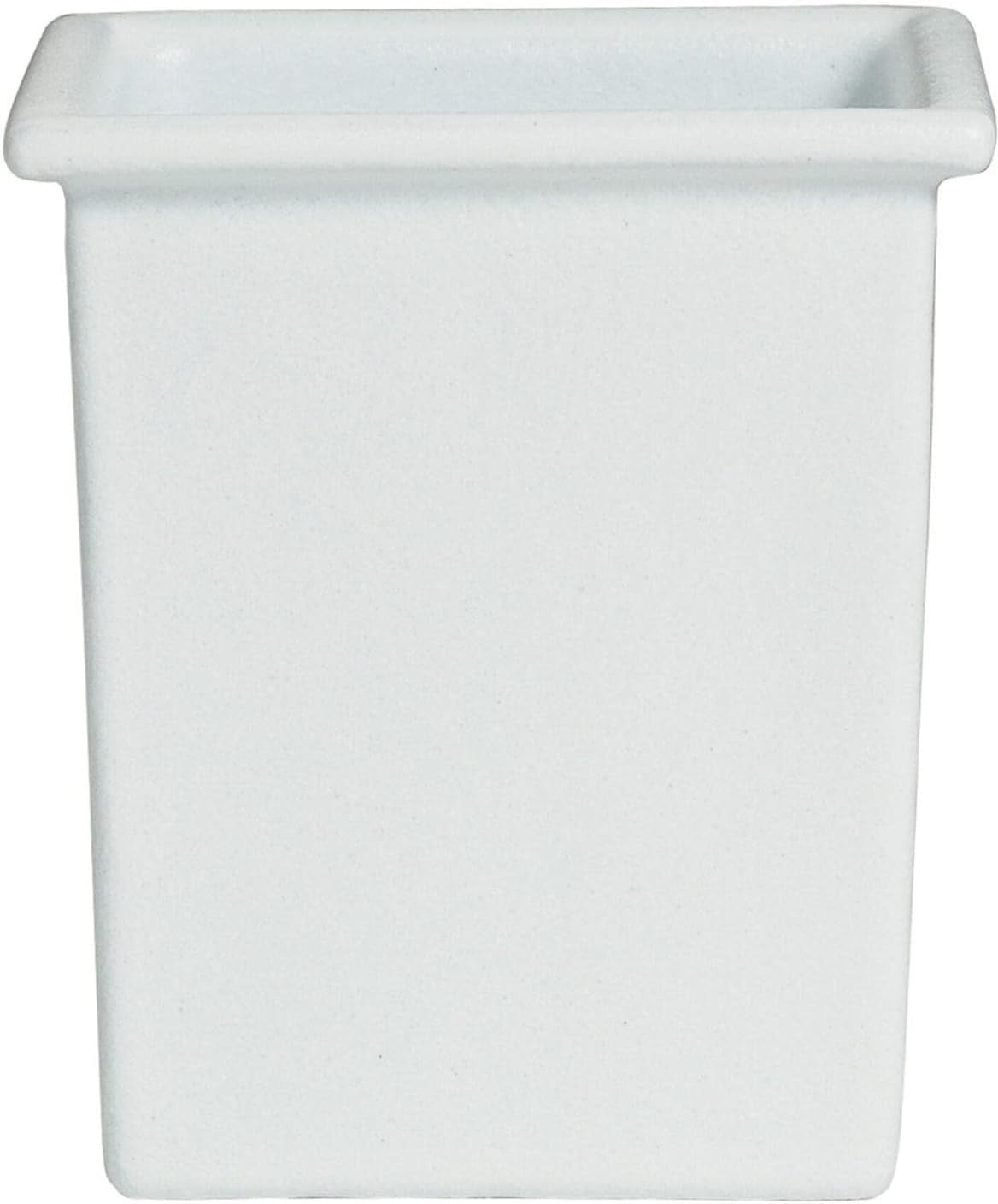 Bugambilia - Classic 67.6 Oz White Square Salad Bar Bowl With Elegantly Textured - IS014WW