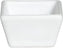 Bugambilia - Classic 6.76 Oz White Square Ramekin With Elegantly Textured - RS001WW