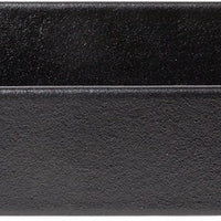 Bugambilia - Classic 77.77 Oz Black Rectangular Straight Sided Salad Bowl With Elegantly Textured - COMP02BB