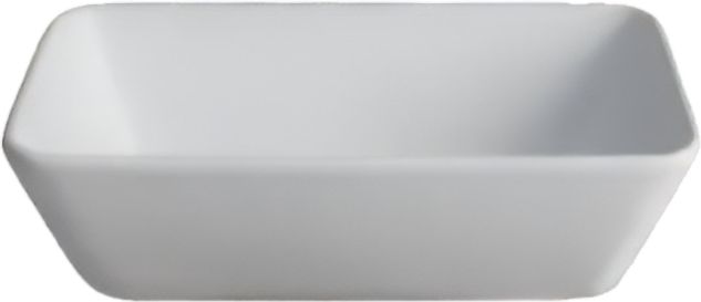 Bugambilia - Classic 8" White Rectangular Bowl With Elegantly Textured - IU102WW