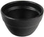 Bugambilia - Classic 80 Oz Medium Round Black Miami Bowl With Elegantly Textured - FRD23BB