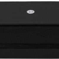 Bugambilia - Classic 84.54 Oz Large Black Rectangular China Bowl With Elegantly Textured - BUD24BB