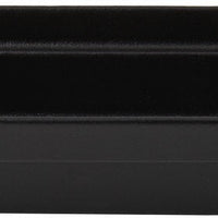 Bugambilia - Classic 84.54 Oz Large Black Rectangular China Bowl With Elegantly Textured - BUD24BB