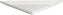 Bugambilia - Classic 8.4 Oz X-Small White Triangular Platter With Elegantly Textured - PT001WW