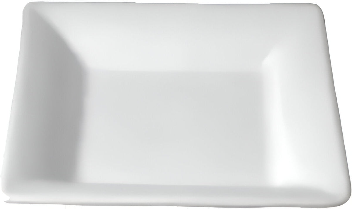 Bugambilia - Classic X-Small White Square Square Curazao With Elegantly Textured - PS061WW