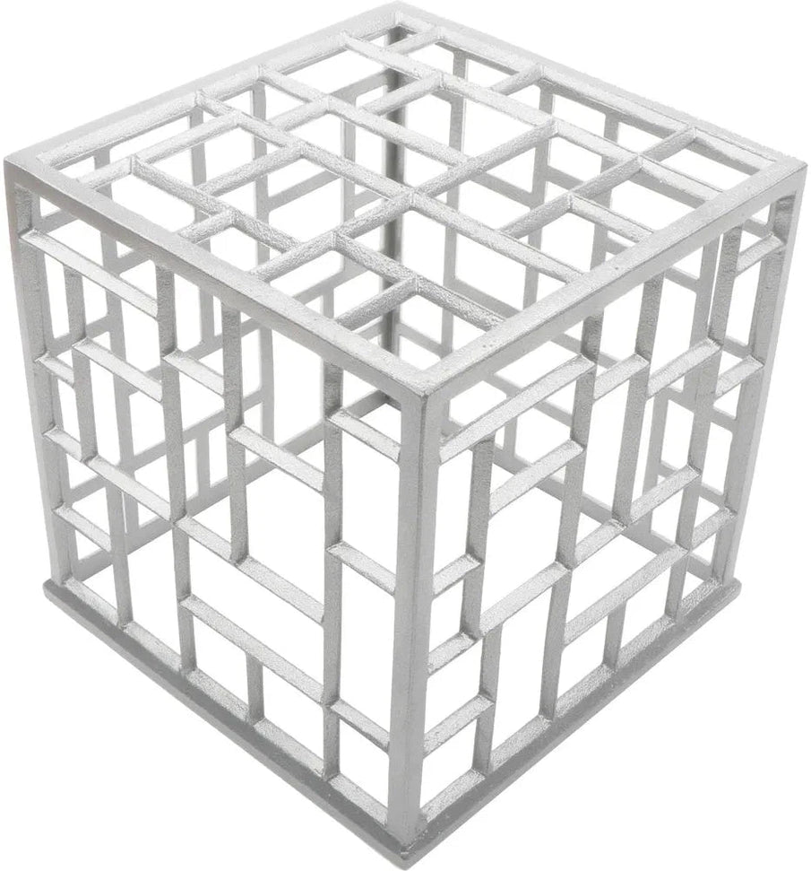 Bugambilia - Mod 11" White Rectangular Powder-Coated Aluminum Mondrian Risers With Glossy Smooth Finish - MONPDC11WW