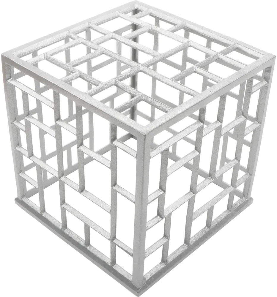 Bugambilia - Mod 11" White Rectangular Powder-Coated Aluminum Mondrian Risers With Glossy Smooth Finish - MONPDC11WW