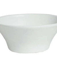 Bugambilia - Mod 12" Medium Round White Bowl With Glossy Smooth Finish - BR013-MOD-WW