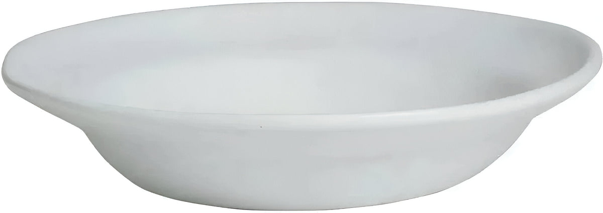 Bugambilia - Mod 126.8 Oz Medium White Italian Bowl With Glossy Smooth Finish - BRD23-MOD-WW