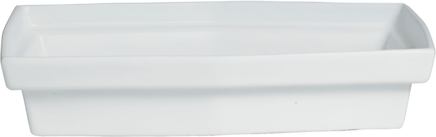 Bugambilia - Mod 14.6" x 9.4" Medium Gray Rectangular Casserole Platter - TPUD03-MOD