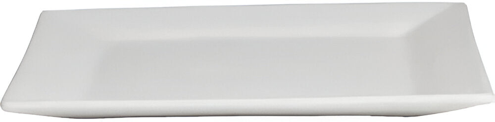 Bugambilia - Mod 15" Large White Square Platter With Glossy Smooth Finish - PS004-MOD-WW