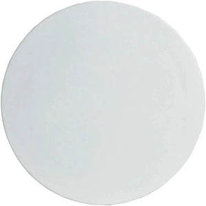 Bugambilia - Mod 17.75" Large Round White Disc With Glossy Smooth Finish - DR004-MOD-WW