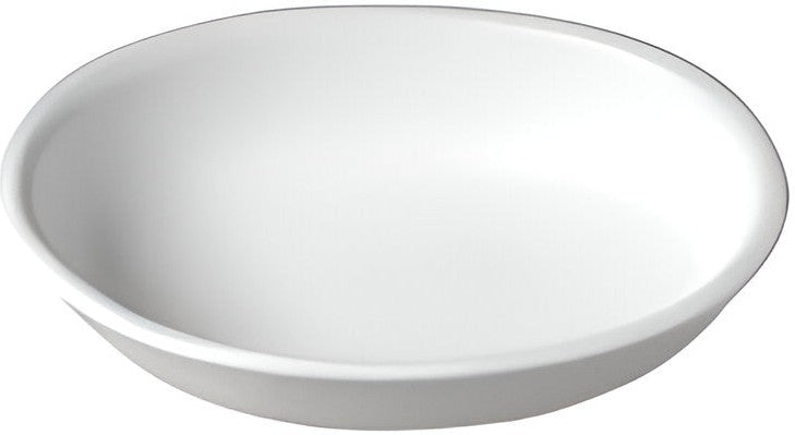 Bugambilia - Mod 185.6 Oz Large Oval White Bowl With Glossy Smooth Finish - FOD04-MOD-WW