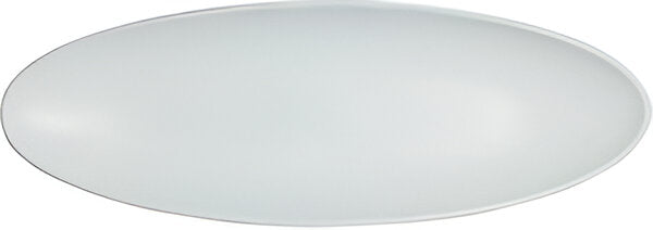 Bugambilia - Mod 185.6 Oz Large Oval White Fruit Bowl With Glossy Smooth Finish - FO004-MOD-WW