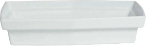 Bugambilia - Mod 1.1 Qt Small White Rectangular Platter With Glossy Smooth Finish - PUD02-MOD-WW
