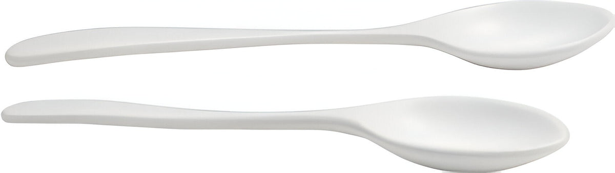 Bugambilia - Mod 1.35 Oz. White Resin-Coated Aluminum Server Spoon - SD014-MOD-WW