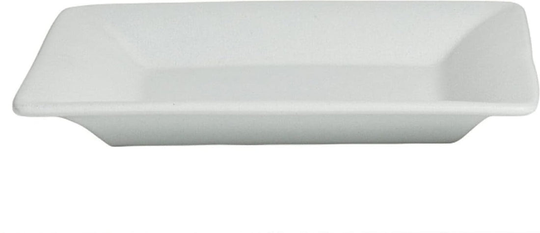 Bugambilia - Mod 1.4 Qt White Square Platter With Glossy Smooth Finish - PS043-MOD-WW