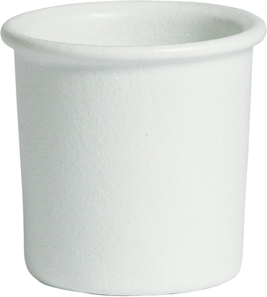 Bugambilia - Mod 1.6 Qt White Round Dressing Insert With Glossy Smooth Finish - IR014-MOD-WW