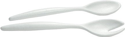 Bugambilia - Mod 1.69 Oz, 14.17" x 2.76" X-Large Miami Salad Fork & Spoon Server - SS25-MOD