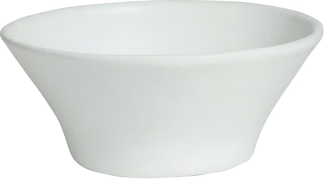 Bugambilia - Mod 20.3 Oz X-Small Round White Bowl With Glossy Smooth Finish - BR011-MOD-WW