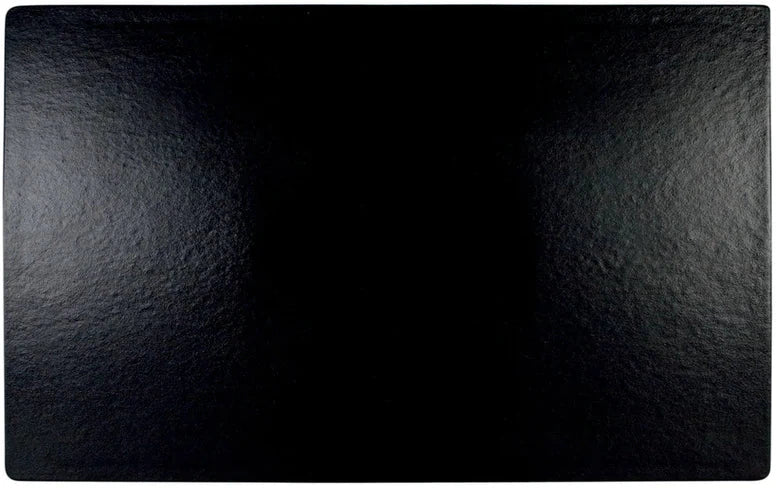 Bugambilia - Mod 20.82" x 12.75" Black Resin Coated Solid Single Tile - T0A15-MOD