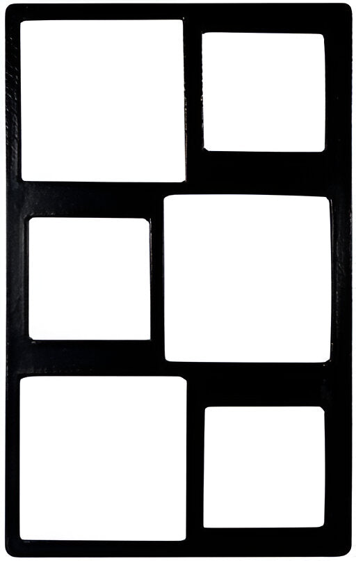 Bugambilia - Mod 20.82" x 12.75" Resin Coated Single Tile with Six Square openings Fits For IS012 & IS022 & IS013 & IS014 - T0A3-MOD