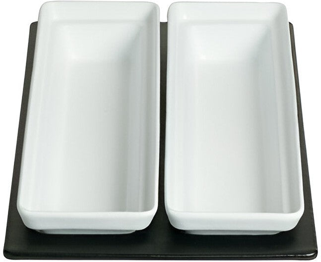 Bugambilia - Mod 21.69" x 13.25" Black Resin Coated Single Tile with 2 Rectangular Openings Fits for BUD25 & TPUD45 - T0B25-MOD