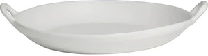 Bugambilia - Mod 2.1 Qt Large White Round Paellera With Glossy Smooth Finish - PA004-MOD-WW
