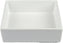 Bugambilia - Mod 30.05 Oz White Square Inclined Straight Sided Salad Bar Bowl With Elegantly Textured - COMP30WW
