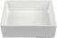 Bugambilia - Mod 30.05 Oz White Square Inclined Straight Sided Salad Bar Bowl With Glossy Smooth Finish - COMP30-MOD-WW