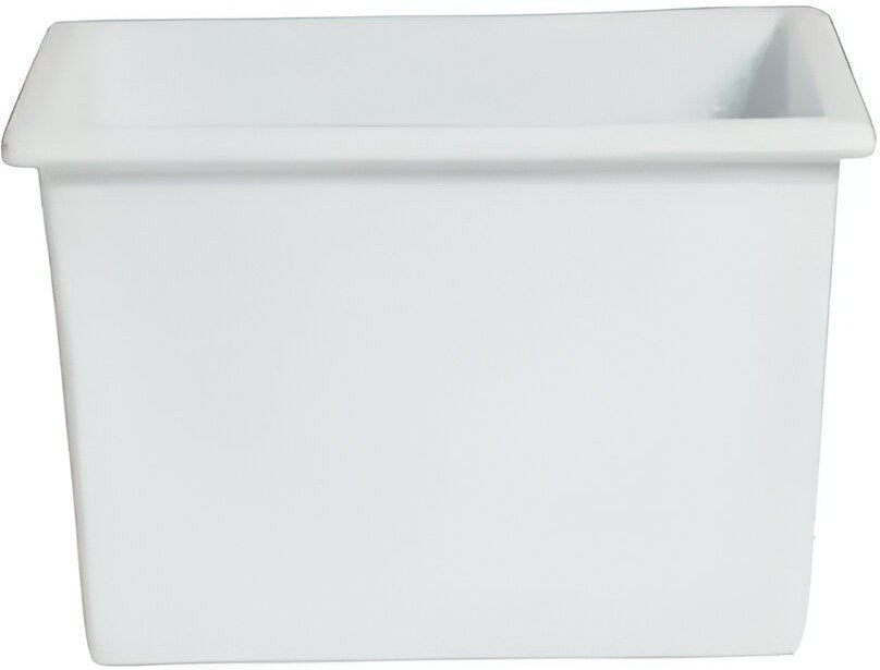 Bugambilia - Mod 38.04 Oz White Square Salad Bar Bowl With Glossy Smooth Finish - IS022-MOD-WW