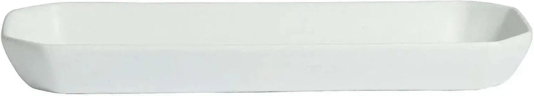 Bugambilia - Mod 3.7 Qt White Octagonal Tray With Glossy Smooth Finish - PU304-MOD-WW