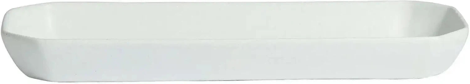 Bugambilia - Mod 3.7 Qt White Octagonal Tray With Glossy Smooth Finish - PU304-MOD-WW