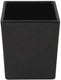 Bugambilia - Mod 40.58 Oz Black Square Straight Sided Salad Bowl With Glossy Smooth Finish - COMP08-MOD-BB