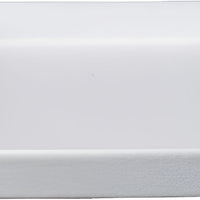 Bugambilia - Mod 40.58 Oz White Square Straight Sided Salad Bowl With Smooth - COMP08-MOD-WW