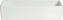Bugambilia - Mod 44.8 Oz White Rectangular Straight Sided Salad Bar Bowl With Glossy Smooth Finish - COMP21-MOD-WW